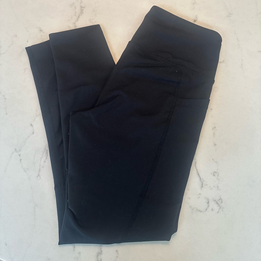 Never Worn Zella Jet Black Active Leggings